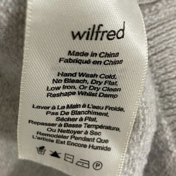 WILFRED Grey Wool Turtle Neck - Picture 5 of 7